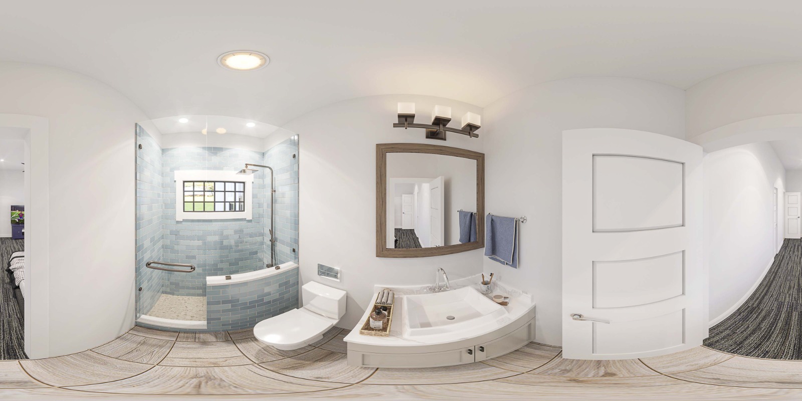 19. 360 Render of a Master Bath in Florida, USA